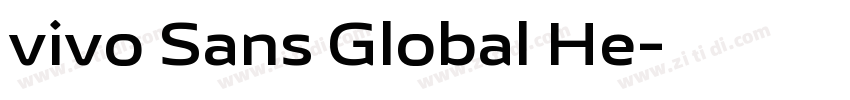 vivo Sans Global He字体转换 vivo Sans Global He字体转换